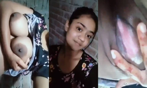 Cute Girl Showing