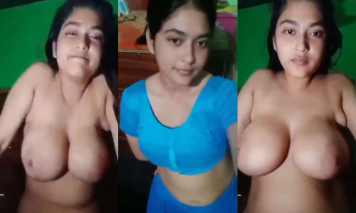 Beautiful Cute Bigboob Horny Wife Showing Asshole Fingering Old New