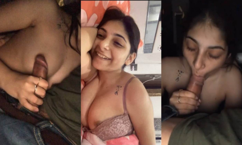 Slim Indian Baddie Showing Teasing Giving Blowjob
